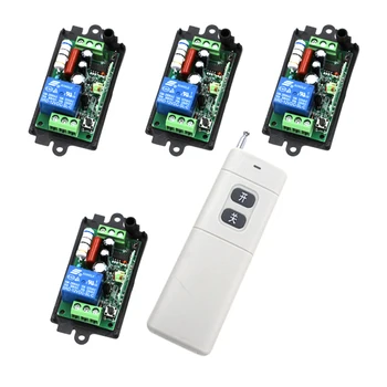 

Portable AC110V 220V 10A 1 Channel Wireless Remote Control Switch Relay Learning Code SKU: 5227