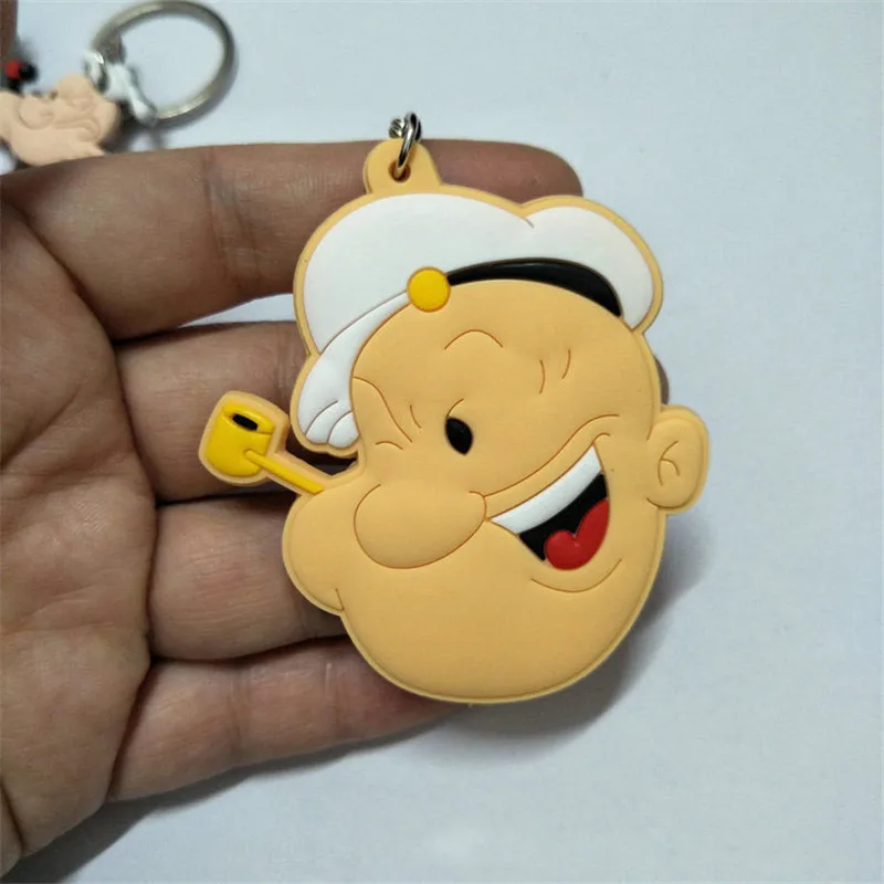 Popeye матросские фигурки игрушки мультфильм оливковый Oyl Bobbi ПВХ брелок сумка для