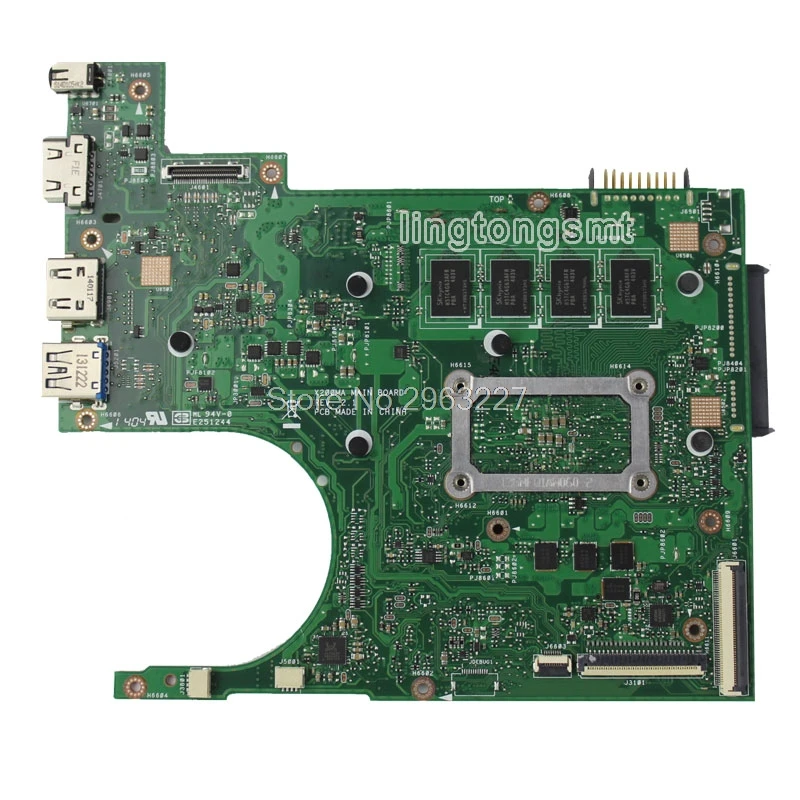  4GB RAM X200MA motherboard REV2.1 N2830CPU/N2840U For ASUS K200MA F200MA X200MA X200M Laptop Mainbo