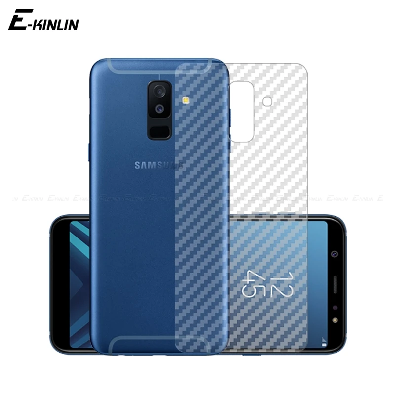 

Soft Back Cover Screen Protector For Samsung Galaxy A3 A5 A7 A8 Star A6 Plus A9 2016 2017 2018 3D Carbon Fiber Protective Film