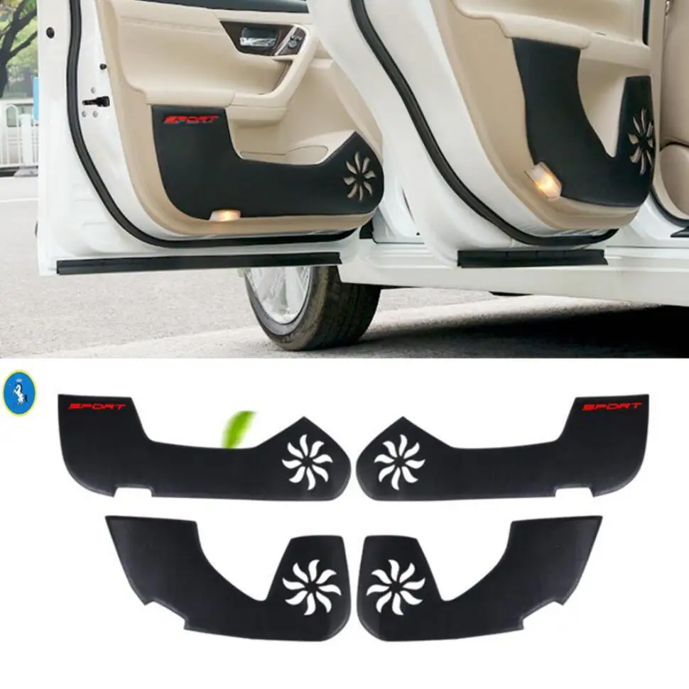 Yimaautotrim авто аксессуар Внутренняя дверь защитная накладка наклейки Накладка