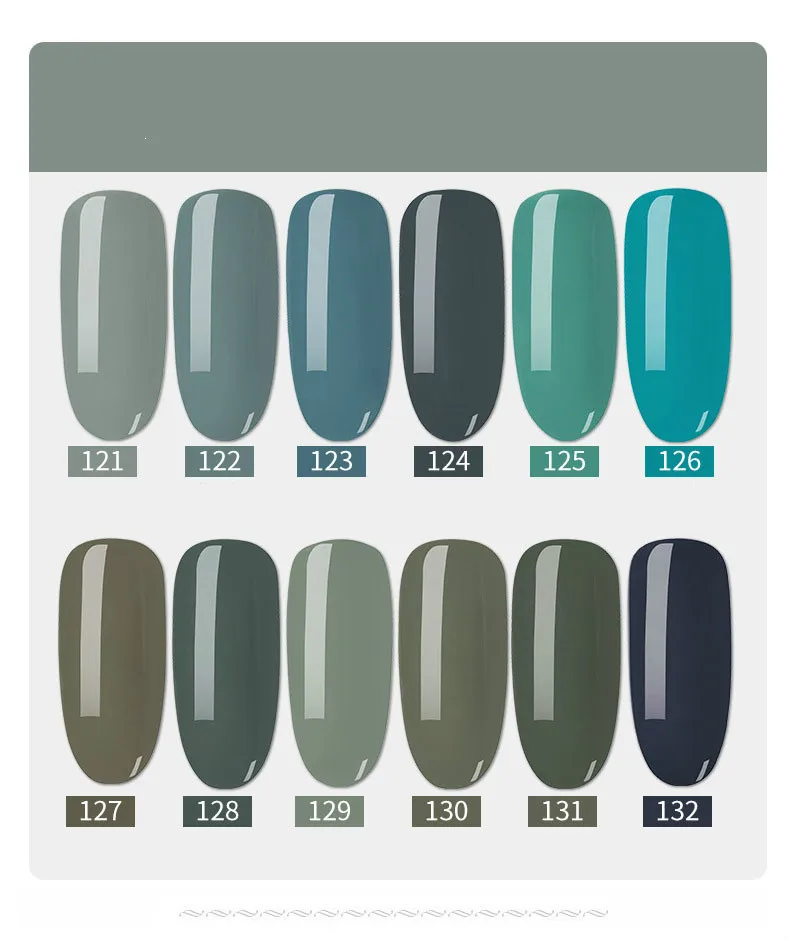 Пестрый бренд УФ-гель для ногтей Гель-лак Гибридный Гель-лак для ногтей 252 цветов 119-252 гель для ногтей