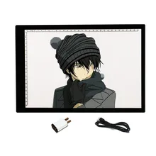 1 шт. A4 ультра тонкий Портативный USB Мощность светодиодный свет площадку Трассировка Копировать табло световой короб трафарет для рисования живопись рисовать