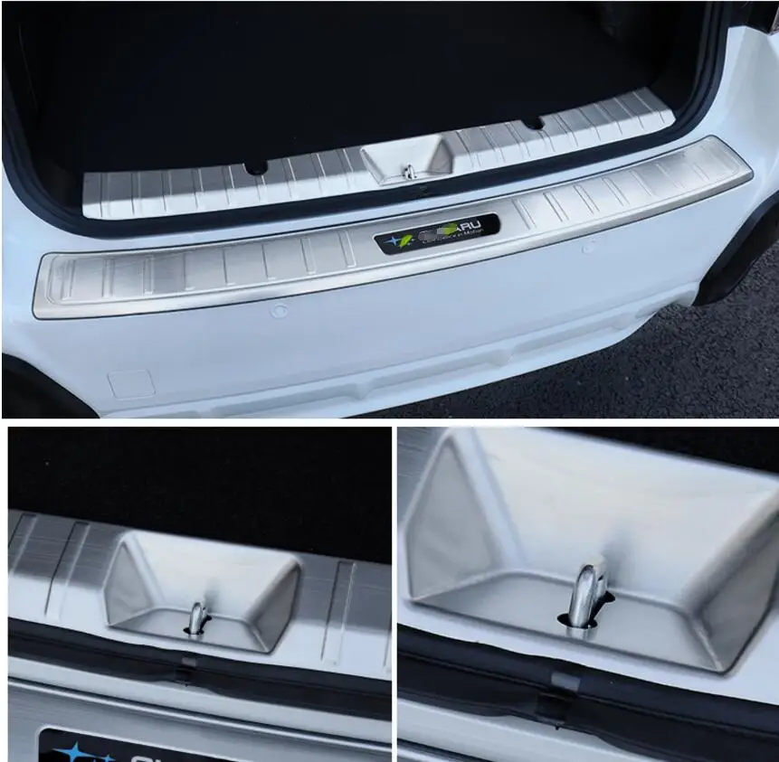 

For Subaru XV 2018 2019 Stainless Steel Paraurti Posteriore Sill Protector Trim!