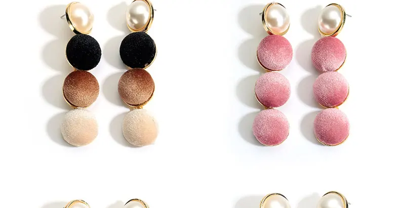 AYAYOO 2018 New Fashion Women Drop Earrings Vintage Fringe Simulated Pearl Earrings For Girls Wedding Gold Color Hanging Earring (4)