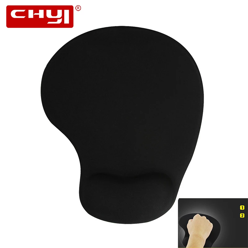 

CHYI Fabric Neoprene Mouse Pad Memory Foam Comfort Wrist Rest Soft Gaming Mouse Pad Wrist for PC Laptop Computer Mause Pad Gamer
