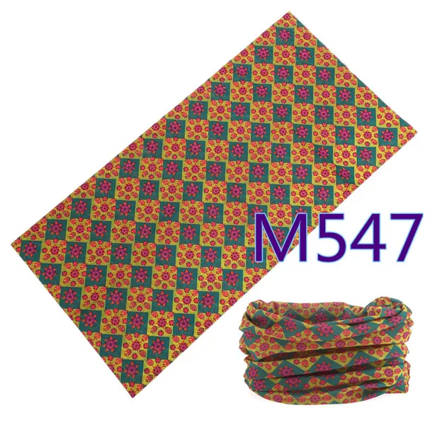 M541-560, модный трубчатый хиджаб, камуфляжная бандана, шарф, бесшовная бандана для шеи, стандартный размер 48*25 см, Мужская бандана - Цвет: M547