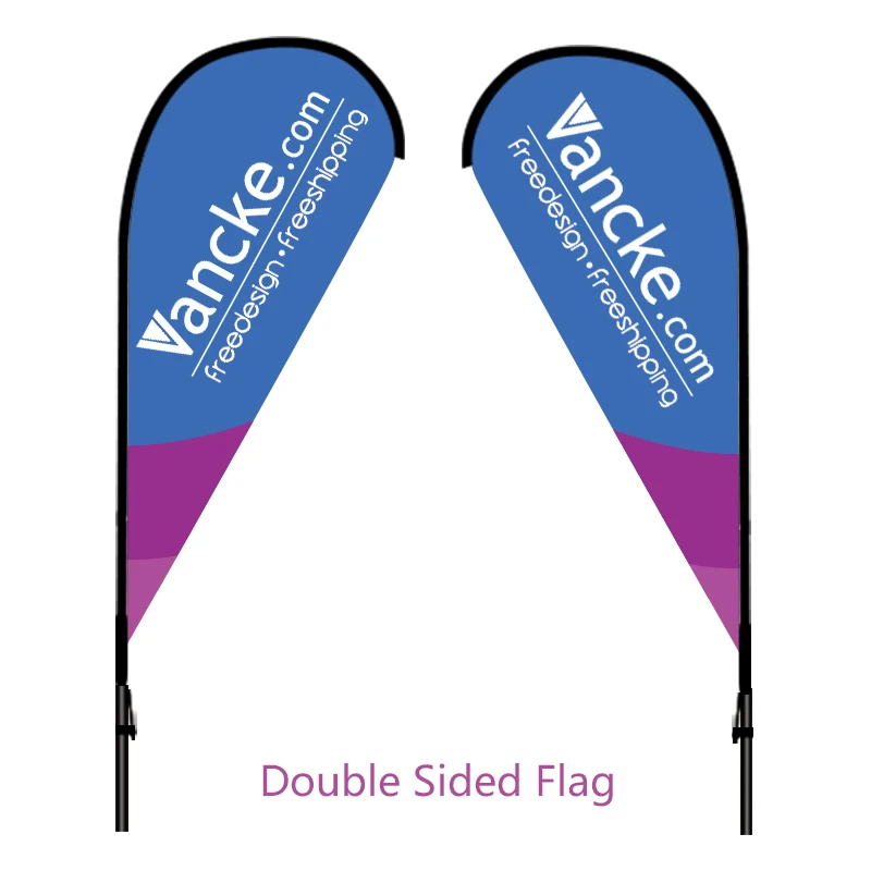 14ft Custom Teardrop Flag Set Feather Banner Flag Includes 15ft
