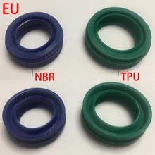 ЕС 25*35*11,2 25x35x11,2 U с двумя губами ТПУ зеленый NBR синий пылезащитный поршень пневматического цилиндра роторный вал стержень кольцо прокладка сальник