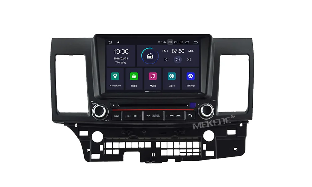 Clearance Android 9.0 8"2din car gps navigation radio cassette player for Mitsubishi Lancer EX EVO Lancer 10 2006-2016 WiFi BT USB navi 15
