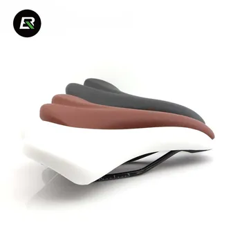

Rockbros Bicycle Saddle PVC Leather Mountain Road Bike Saddle Soft Comfortable Bike Cycling Seat 3 Color Bicycle Parts Selle Vtt