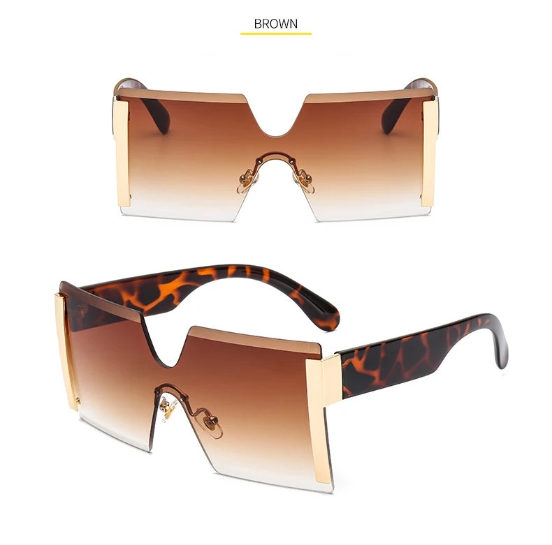Новинка, квадратные модные солнцезащитные очки для женщин и мужчин, цветные винтажные брендовые дизайнерские цветные линзы, классические большие женские солнцезащитные очки