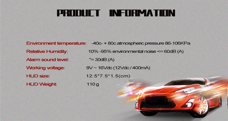 M9 HUD Дисплей автомобиля 5,5 дюймов ветровое стекло проектор OBD2 EUOBD вождение автомобиля данных Дисплей Скорость об/мин Расход топлива Новинка года HUD
