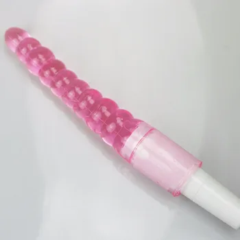 anal beads Vibrator Adult Products Anal Type vagina clit vibrating Butt Plug Flexible Anal Sex Toys 5