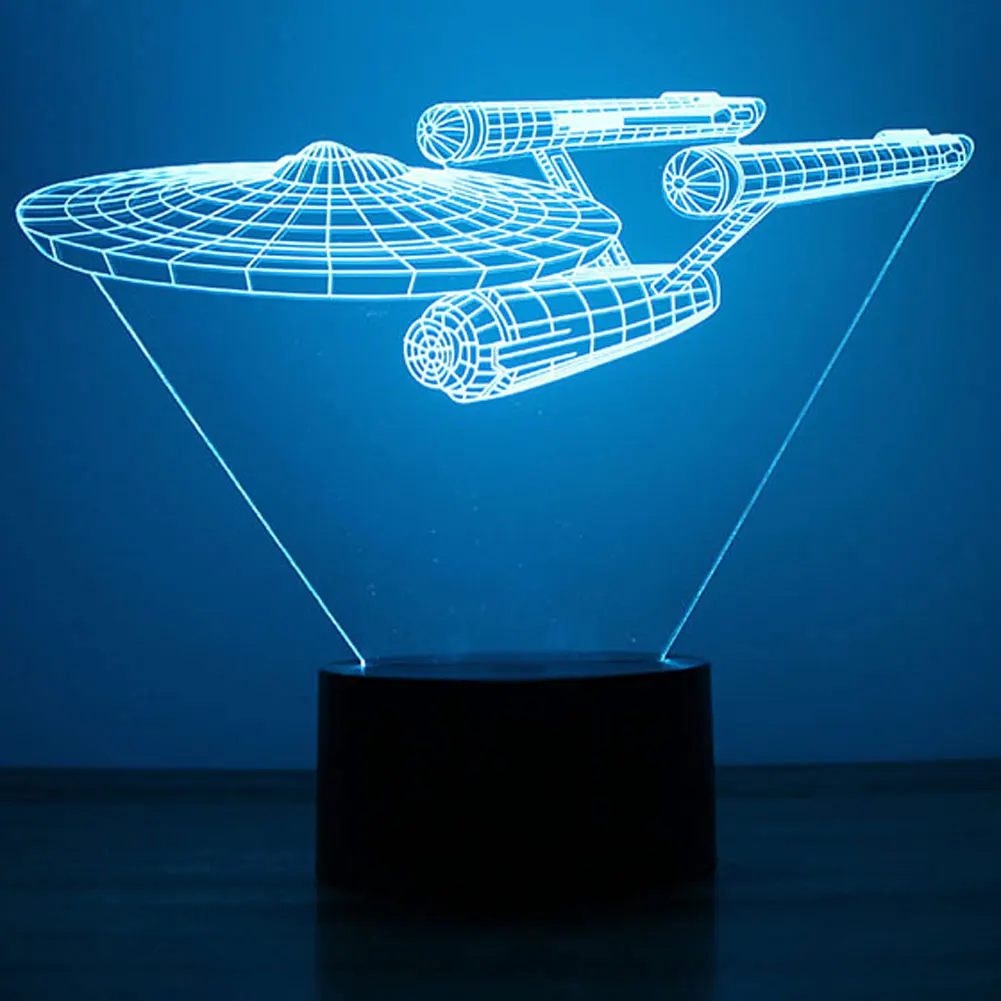 Популярная, стильная, 3D Красочные градиент атмосферу робот динозавр светодиодный ночной Светильник USB Сенсорный переключатель настольная лампа подарки F9