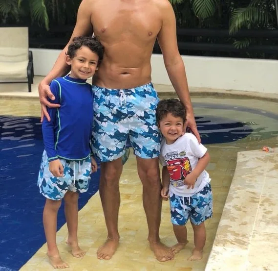 

Father Son Swimming Shorts Family Look Dad and Son Quick-Dry Swim Boxer Family Matching Outfits Swimwear Clothes Bathing Suits