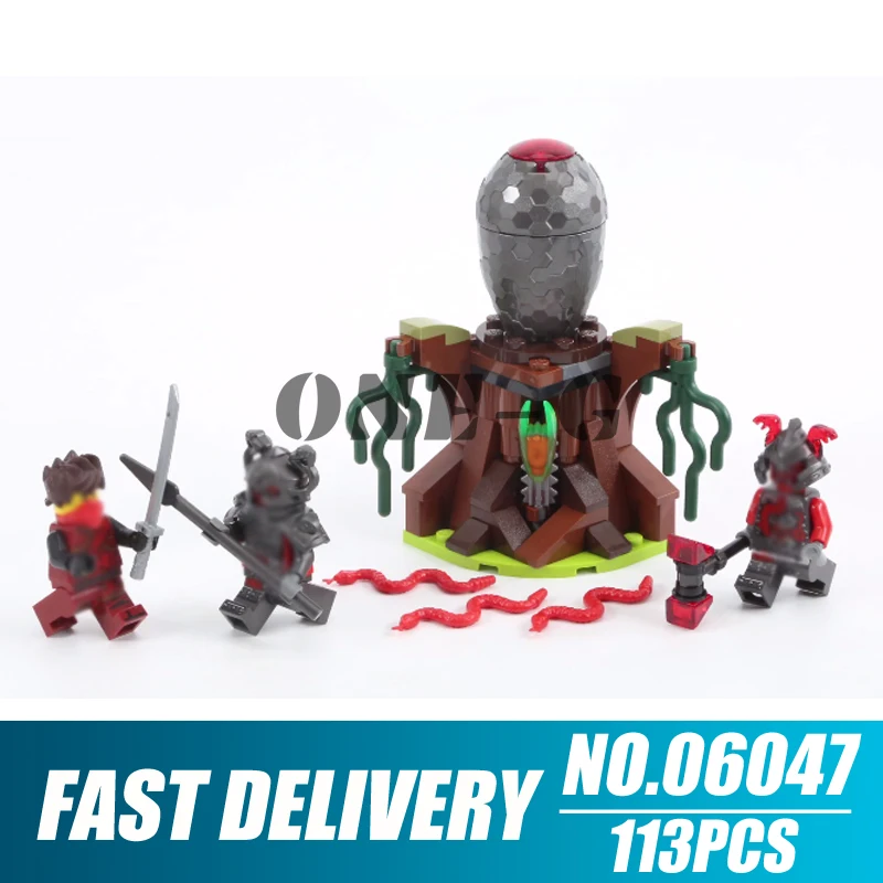 

Building blocks 06047 113pcs Compatible with legoingly ninjago 70621 Bricks The Vermillion Attack figures toys for children