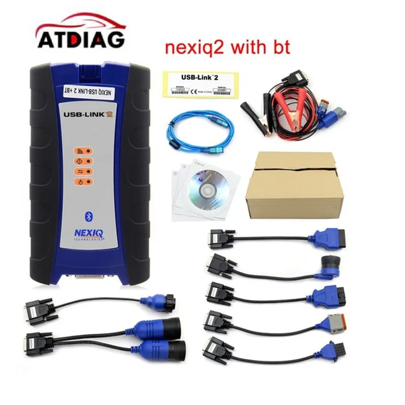 

Newest NEXIQ Usb Link 125032/Nexiq2 With BT for Truck Diesel Interface Software Full Set With High Quality