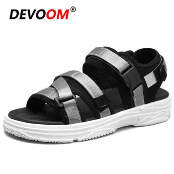 

2019 New Sandals Men Shoes Summer Outdoor Hiking Shoes High Quality Flat Beach sandalias hombre Sport Shoes Slippers for Men 44