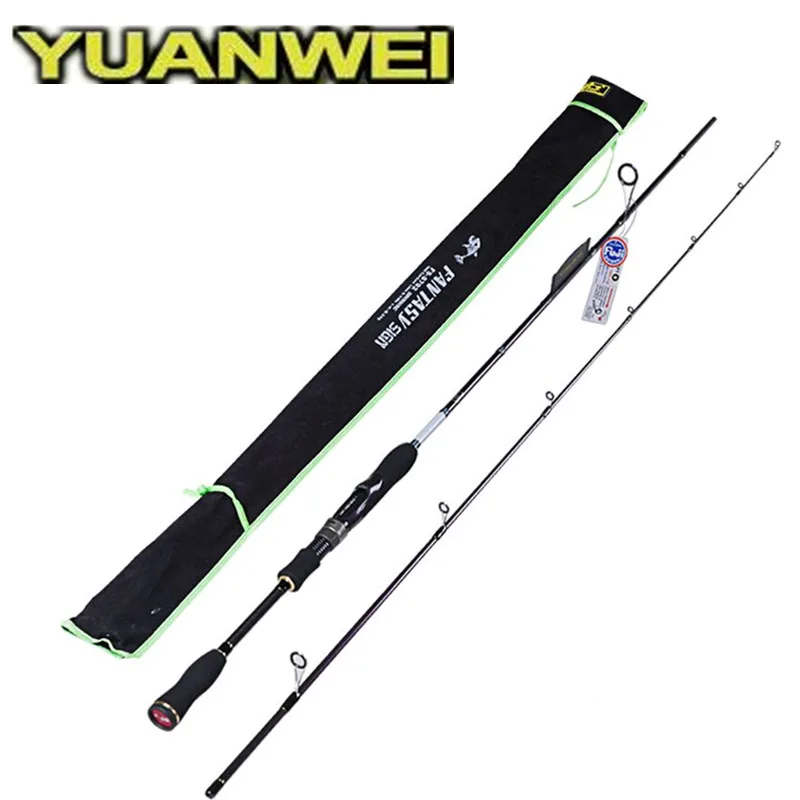 

YUANWEI Spinning Fishing Rod 2 Sec 1.8m 2.1m 2.4m Power:ML/M/MH IM8 Carbon Lure Rods Vara De Pesca Carp Olta Fishing Stick Peche