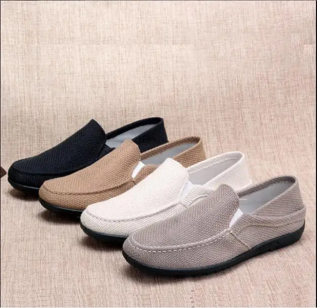 Linen men's singles shoes fashion leisure male canvas shoes G021