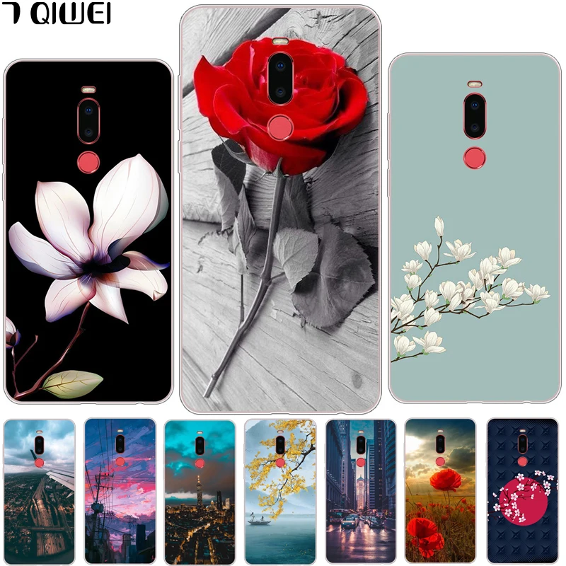 

For Meizu X8 Case 6.15'' Silicone Soft TPU Back Cover For Meizu X8 Case X 8 Cover X8 Thin Coque for Meizux8 Painting Cartoon