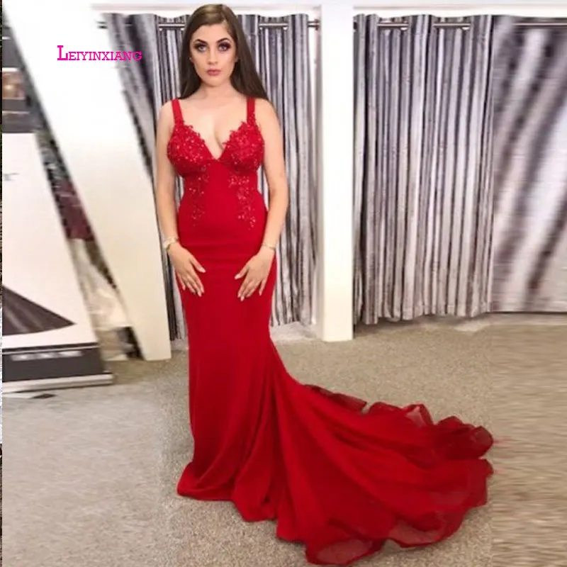 LEIYINXIANG 2019 роскошное Новое поступление выпускное платье Nuevo Vestido de Noche Largo Piso