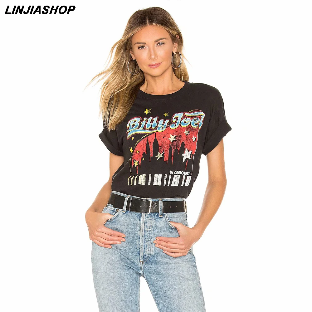 

Casual Women T-shirt Cotton O Neck Short Sleeve Basic Black Tee Summer Blogger Recommend Fashion Style New Arrivals 2019