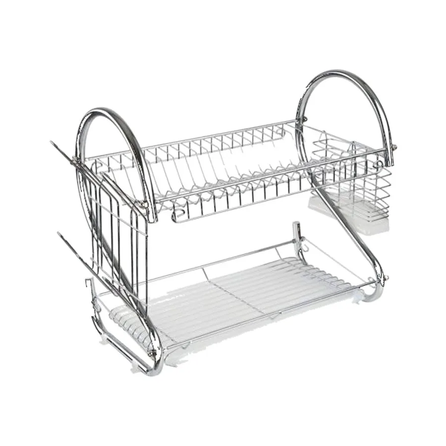 

Magiclife Kitchen Organizer S Shape Dish Storage Rack Tableware Holder Dish Rack Chrome Iron Pallet Easy Pour Away The Water