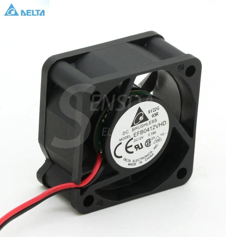 

for delta efb0412vhd 40mm 4020 DC 12v 0.18a 4cm server inverter computer cpu axial blower cooling fans