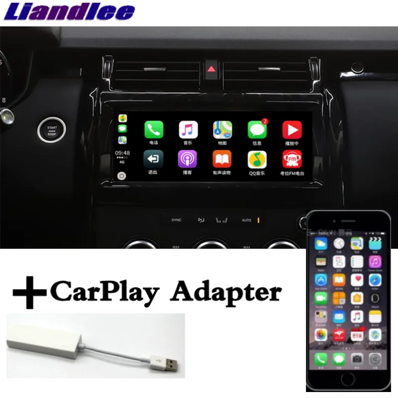 Liandlee автомобильный мультимедийный плеер NAVI CarPlay для Land Rover Discovery 5 L462 Fifth Радио экран gps навигация - Цвет: Discovery-CarPlay