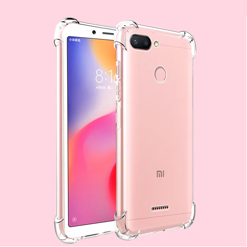 transparent silicone case redmi 6 (4)