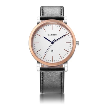 

Fashion Simple Slim Luxury brand Quartz Watch Men Stainless Steel Leather Strap Thin Clock Women Casual Wristwatch