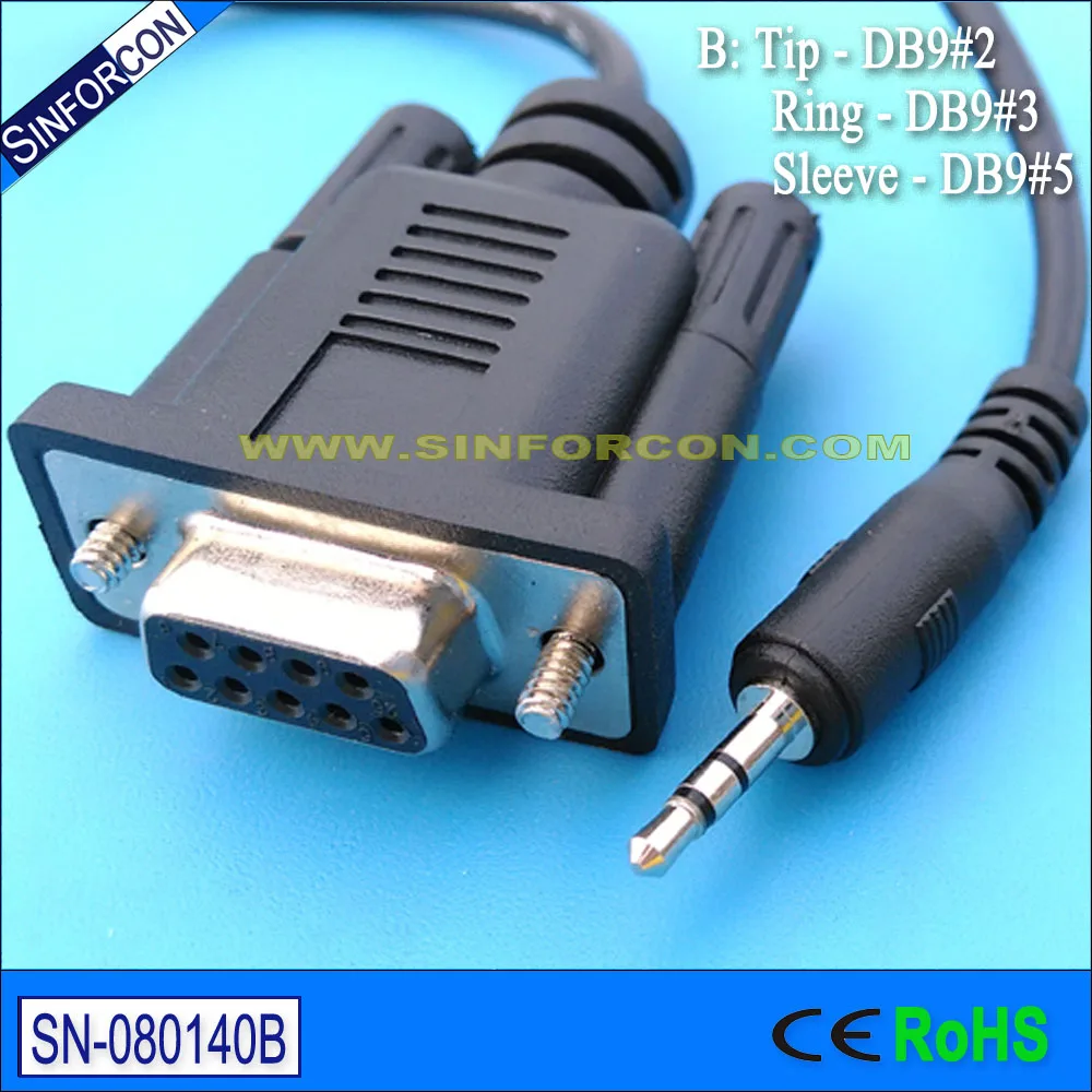 rs232 db9 female to Stereo 2.5mm Plug cable for gluco meter radio programming cable-in Computer Cables & Connectors from Computer & Office on Aliexpress.com ...