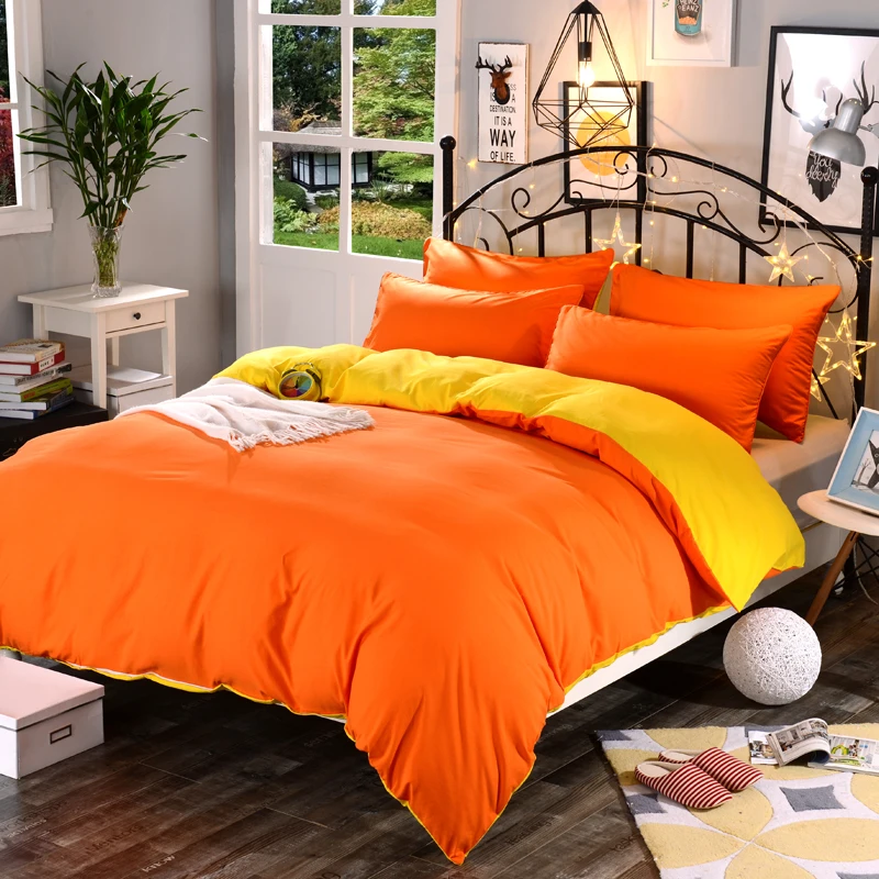 Пододеяльник однотонный супермягкий из полиэстера 1 шт.|duvet cover|twin comforter coversqueen cover |