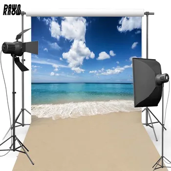 

DAWNKNOW Sandbeach Cloud Vinyl Photography Background For Newborn New Fabric Polyester Backdrop For Wedding Photo Studio F2636