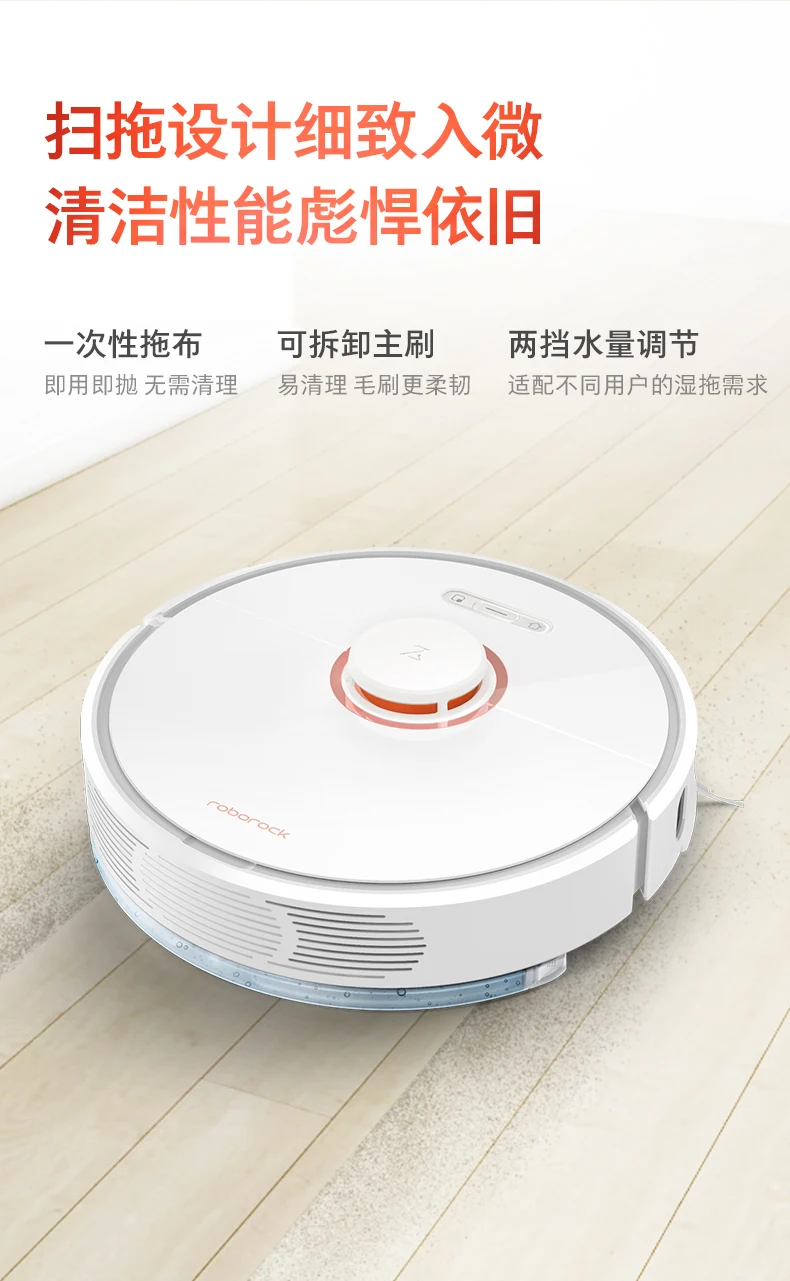 

New Arrival roborock T61 robot vacuum cleaner with app control wettiing mopping smart planned 2000pa for home robot aspirador
