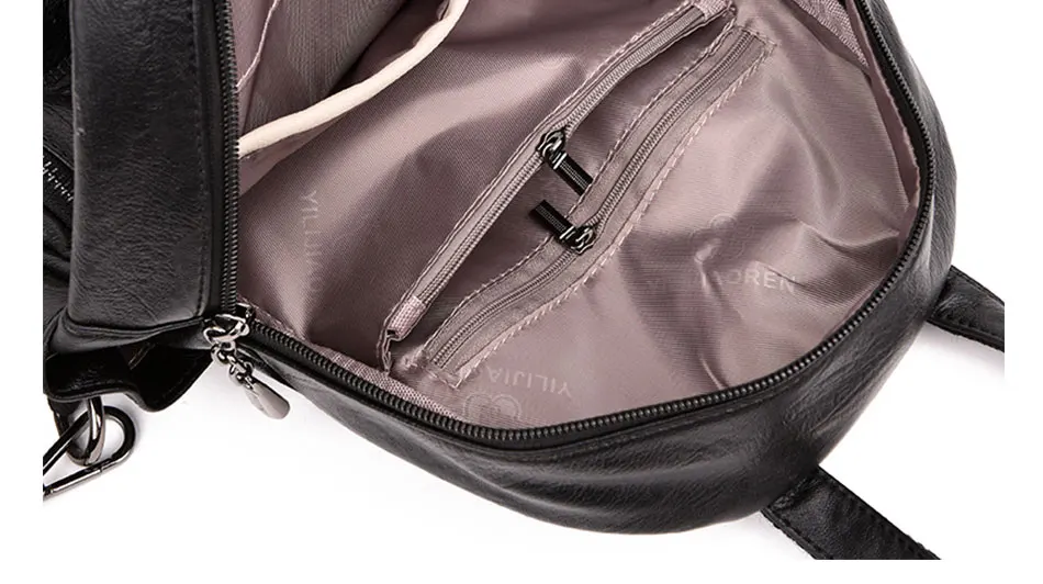 Новые высококачественные женские рюкзаки многофункциональные женские из искусственной кожи рюкзак для девочек-подростков школьная сумка через плечо дорожная сумка