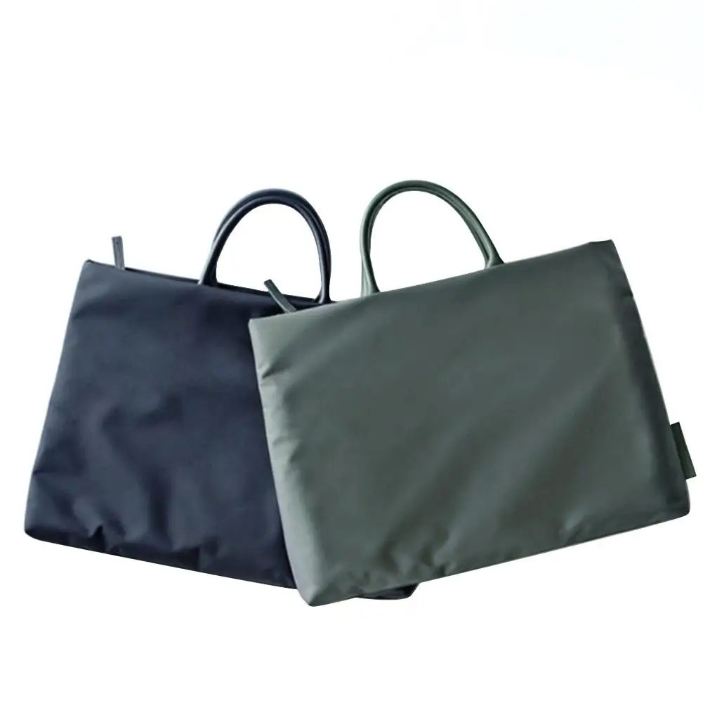 

15.6 Inch Laptop Briefcase Business Bag Waterproof Shockproof Oxford Tote Simple Portable Briefcases Lightweight Computer Bags