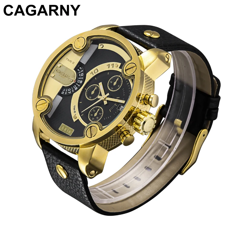  Cagarny Quartz-Watch Men Casual Men's Quartz Watches Golden Sport Russian Army Military Watch Man D