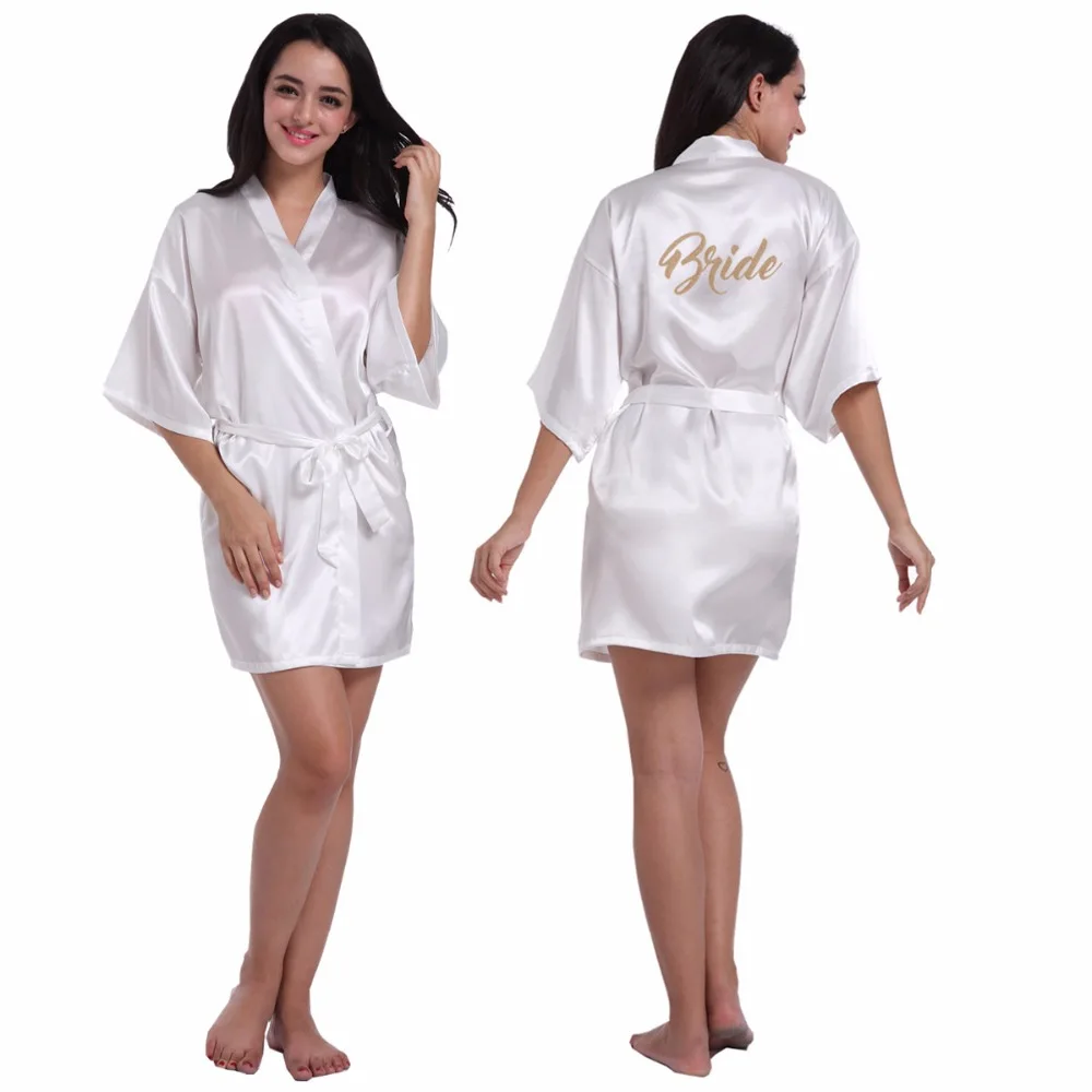 Wedding Bride Women nightwear Gilding 