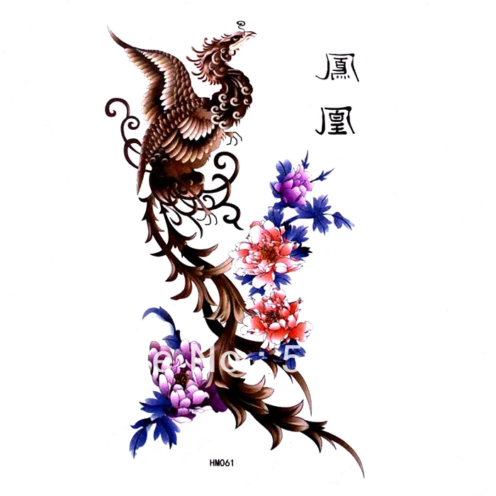 Comely Phoenix Tattoo Feminine Arm