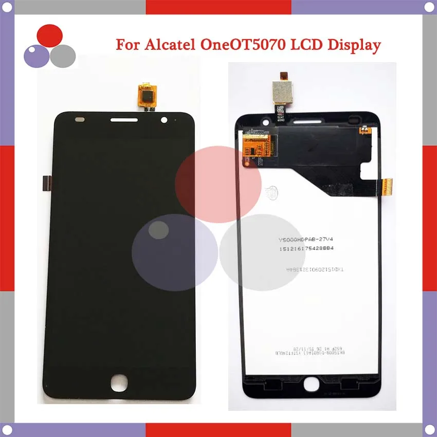 

10Pcs/Lot For Alcatel One Touch Pop Star OT5070 5070 LCD Screen Display + Touch Screen Digitizer Assembly DHL Free Shipping
