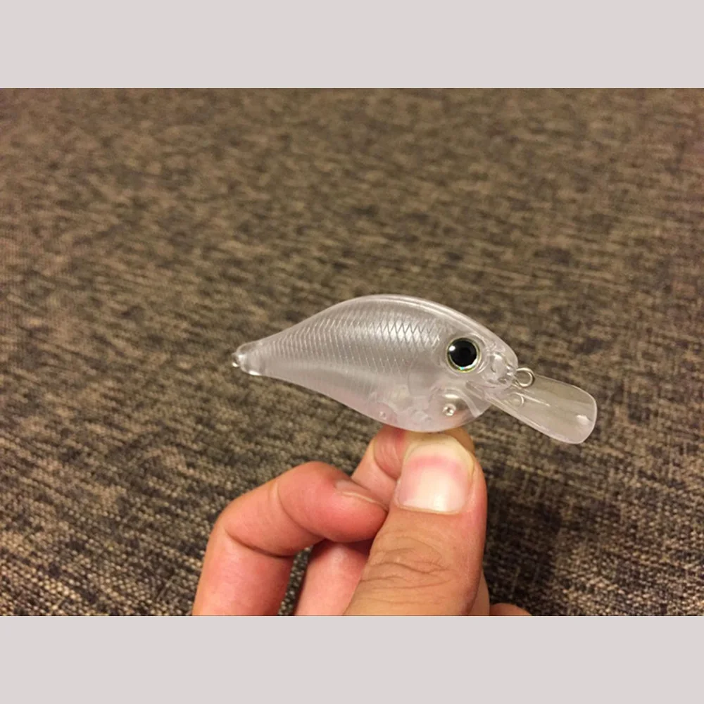 

GYFISHING 15 Pcs Unpainted Fishing 1.5/2.5 Shallow Crankbaits Hard Baits
