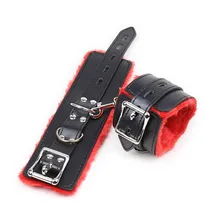 Leather BDSM Sex Plush Handcuffs Bondage Restraint Slave Game Hand Cuffs Adult Game Erotic Sex Toys for Men Women Couples Leather BDSM Sex Plush Handcuffs Bondage Restraint Slave Game Hand Cuffs Adult Game Erotic Sex Toys for Men Women Couples