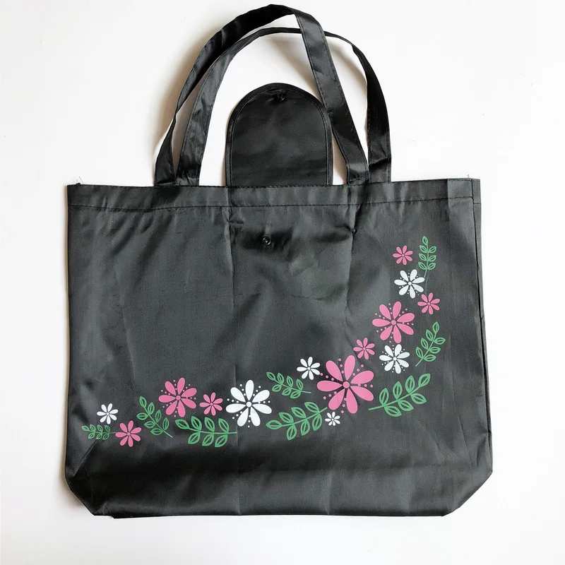 New Women Foldable Shopping Bag Reusable Floral Handbag Large Capacity Oxford Cloth Casual Grocery Bag Durable Ladies Tote New Women Foldable Shopping Bag Reusable Floral Handbag Large Capacity Oxford Cloth Casual Grocery Bag Durable Ladies Tote