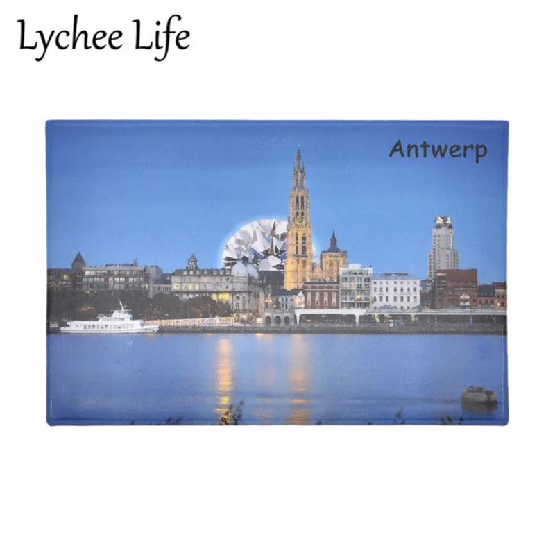 

Belgium Antwerp Scenic Fridge Magnet Famous Landscape Refrigerator Magnetic Sticker Gift Kitchen Home Decoration