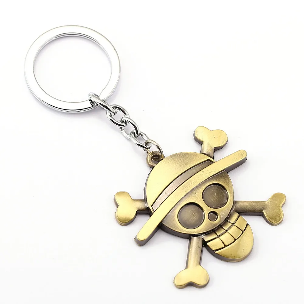 

ONE PIECE Key Chain Luffy Key Rings For Man Gift Chaveiro Car Keychain Anime Jewelry Key Holder Souvenir YS11503