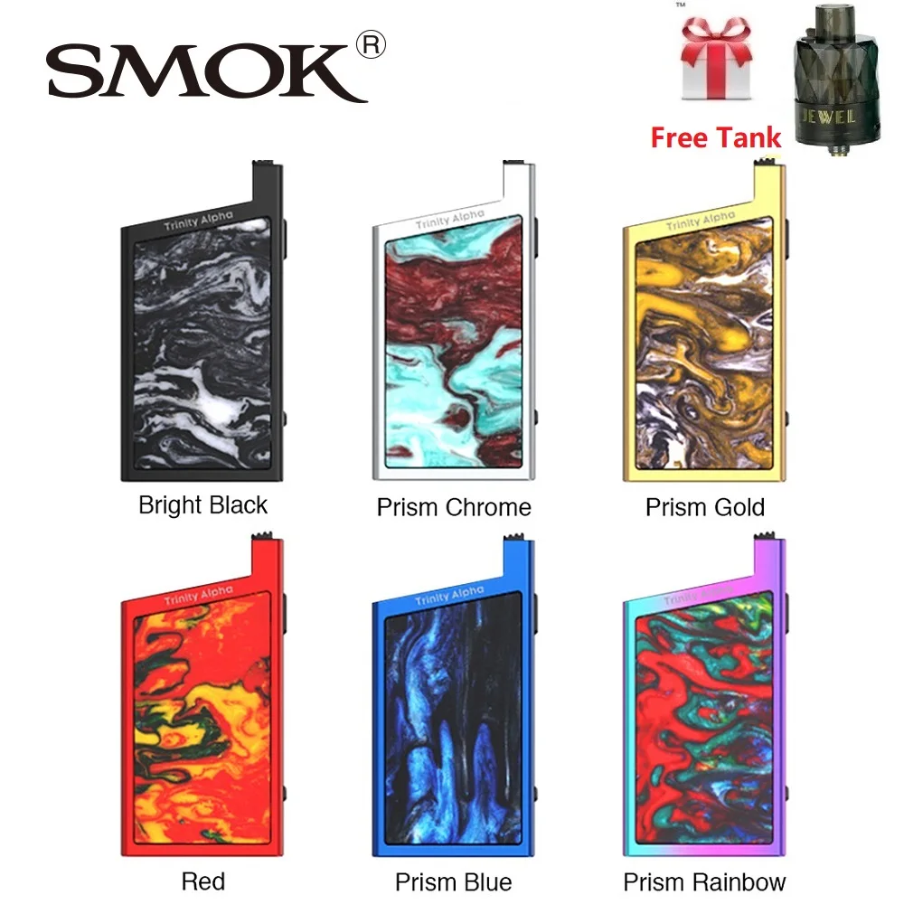 

Original SMOK Trinity Alpha Battery with 1000mAh Battery Fit Trinity Alpha Pod E Cig Pod System Vs Minifit/ SMOK NORD/ SMOK novo
