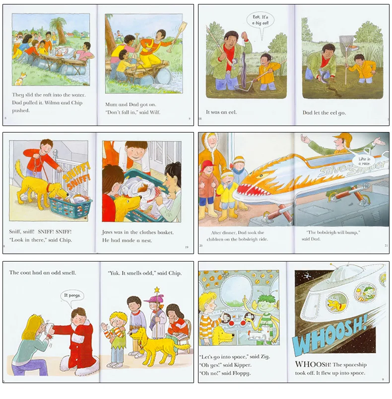 Livro de Imagens Oxford Leitura Árvore Conjunto 33 Livros 1-3 Nível Biff Chip & Kipper Mão Inglês Phonics História Crianças Educação 1 10 Computers & Electronics